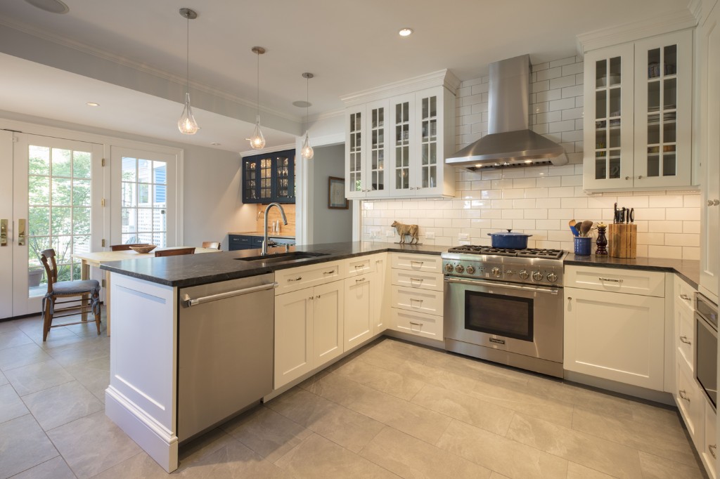 Premium kitchen remodel with white cabinetry and quartz countertops